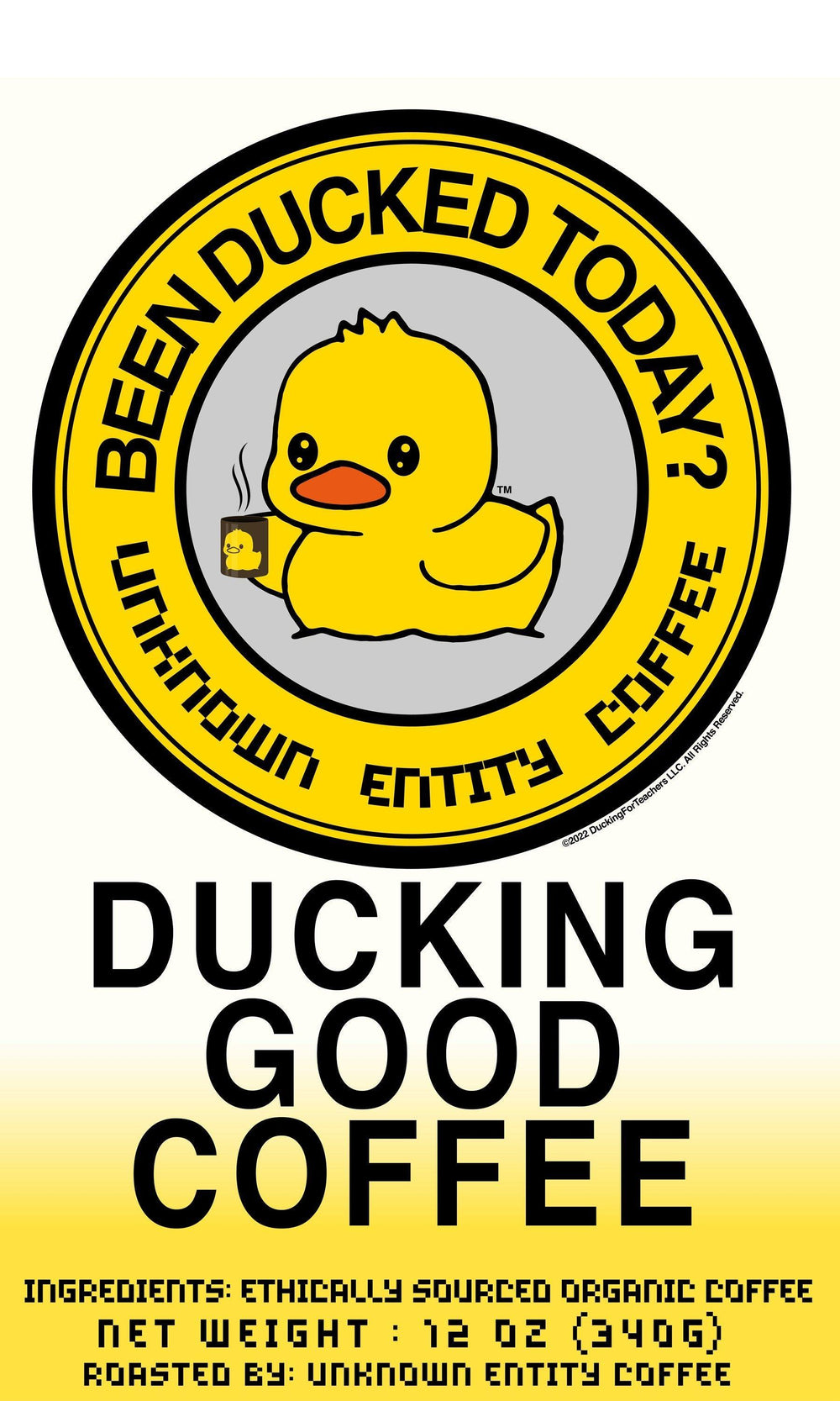 Ducking Good Coffee-Unknown Entity Coffee-blend,collaborations,ducking good,espresso,roasted coffee,subscription,washed,whole bean