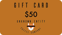 Unknown Entity Coffee Gift Card-Unknown Entity Coffee-